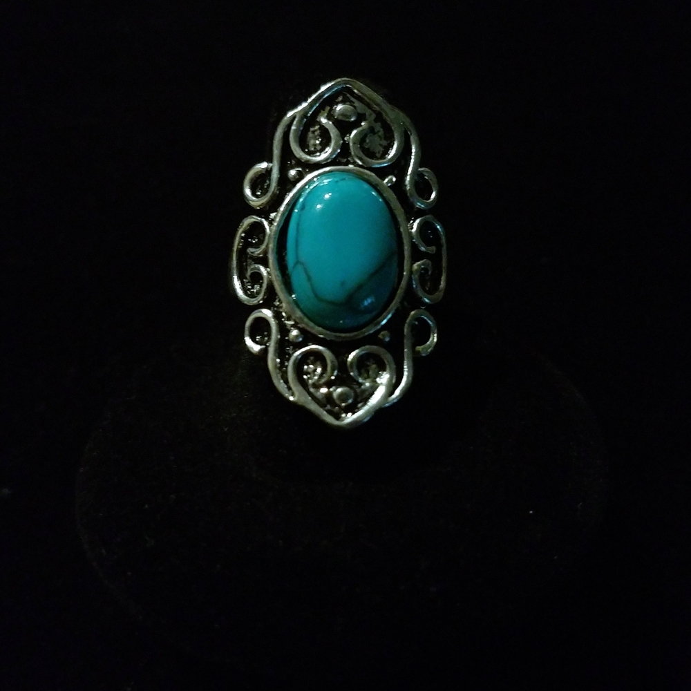 Semi-precious Turquoise Ring